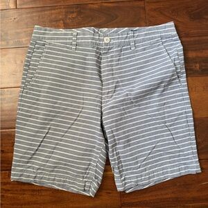 Bonobos Blue and White Striped Shorts